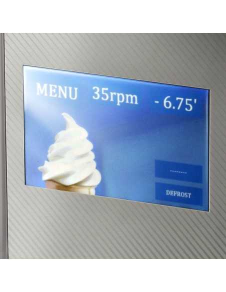 Máquina para helados soft - Cubeta 5 litros - Pantalla táctil - cm 26 x 42.5 x 65 h