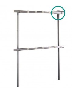 Hook rack with maximum capacity 100 kg - Length 100 cm 2