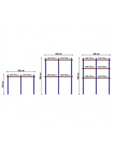 Hook with maximum capacity 200 kg - Length 150 cm 2