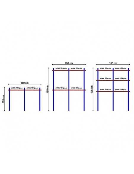 Hook with maximum capacity 200 kg - Length 150 cm Hook with maximum capacity 200 kg - Length 150 cm
