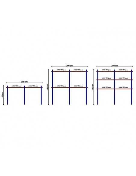 Hook with maximum capacity 200 kg - Length 200 cm Hook with maximum capacity 200 kg - Length 200 cm