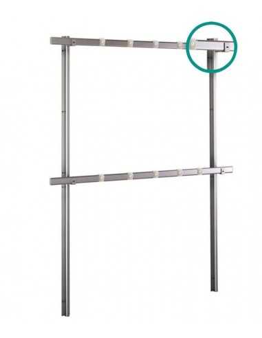 Hook rack with maximum capacity 300 kg - Length 75 cm