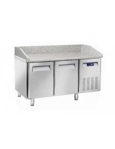 Pizza counter with 2 doors - cm 150 x 80 x 104 h