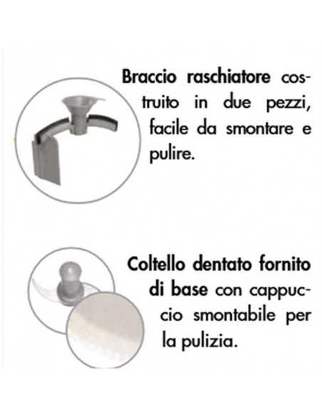Omogeneizzatore - Capacità lt 4.5 - N.1 velocità - cm 22.6 x 30.4 x 48 h