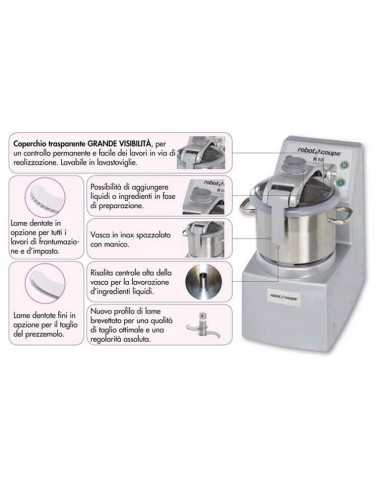 Piso Cutter - Capacidad lt 15 - N.2 velocidad -...