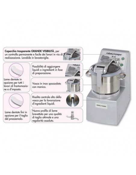 Cutter da pavimento - Capacità lt 15 - N.2 velocità - cm 37 x 61,5 x 62 h
