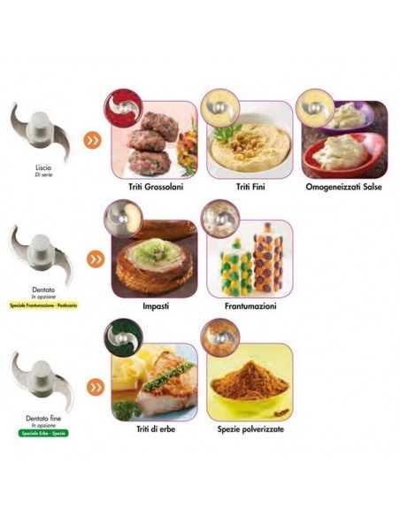 Cutter..- Capacidad lt 11.5 - Cambio de velocidad - cm 34,5 x 56 x 60 h