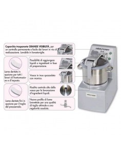 Cutter floor - Capacity lt 15 - Speed changer - cm 37 x... 2