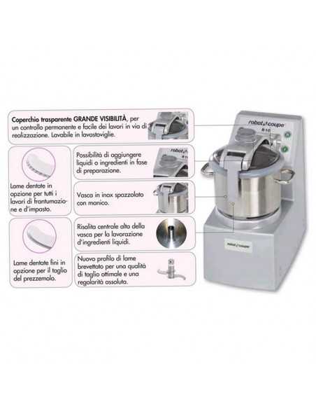 Cutter pavimento - Capacità lt 15 - 2 velocità - cm 37 x 61,5 x 62 h