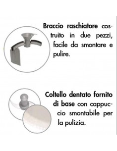 Omogeneizzatore - Capacità lt 2.9 - N.1 velocità - cm 21... 2