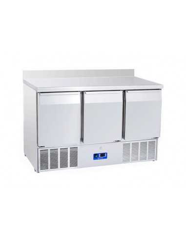 Refrigerated Salads - Alzatina - N. 3 doors - cm 136,5 x 70 x 98h