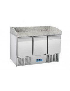 Banco pizza con 3 porte - cm 140 x 70 x 102.2 h