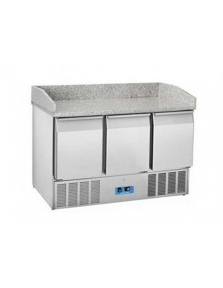 Banco pizza con 3 porte - cm 140 x 70 x 102.2 h Banco pizza con 3 porte - cm 140 x 70 x 102.2 h