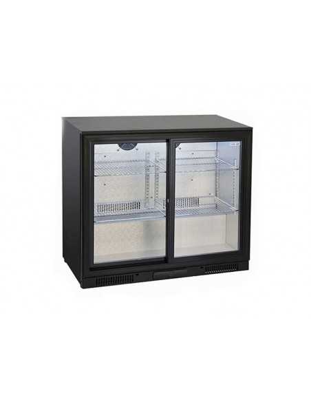 Vetrina espositiva refrigerata - Capacità Lt 197 - cm 90 x 52 x 86 h