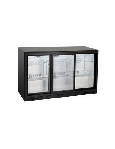 Retrobanco - Capacity Lt 302 - 3 Glass doors - cm 135 x 52 x 86h