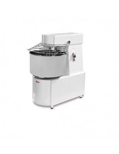 Spiral mixer - Capacity 21 liters/kg 17 - Monophase - cm 40 x 63 x 70 h