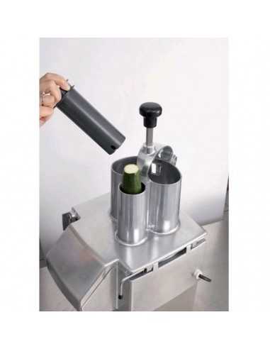 Vegetable and mozzarella cutter - Metal lid and...