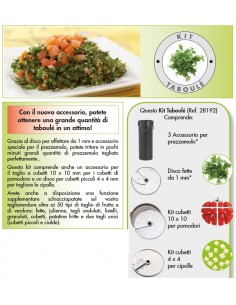 Cortador de verduras y mozzarella - Porciones de 50 a 300 2