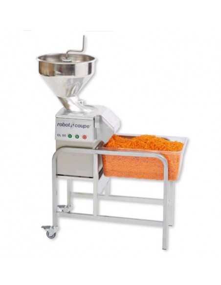 Trolley for accommodation of 16 discs and 3 hoppers (not included) - Supplied with 1 basin GN 1/1