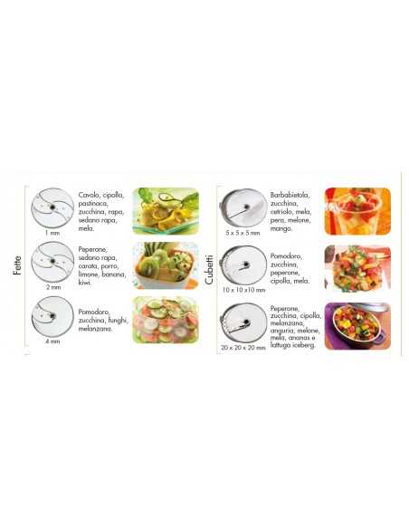 Vegetable and mozzarella cutter - Covers from 100 to 1000 Vegetable and mozzarella cutter - Covers from 100 to 1000