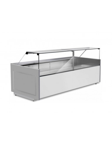 Food bank - Low front - Ventilate - Straight glass - cm 200 x89.8 x 119.1 h