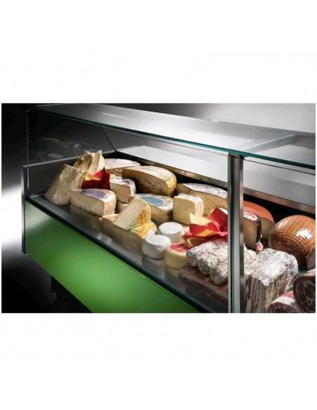 Food Bank - Low Front - Ventilate- Straight glass - cm 296 x89.8 x 119.1 h