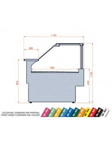 Banco alimentare - Frontale alto - Ventilato -...
