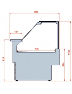 Food Bank - High Front - Ventilate - Straight Glass - cm... 2