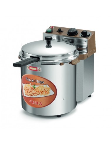 Electric fryer - Capacity 4 liters - cm 33 x 40 (55 with handle) x36 h