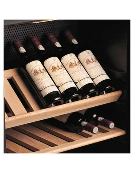 Wine exhibitor - Double temperature: +°+10°C / +10°+18°C - Cm 59,5 x 57,3 x 82/89.5 h