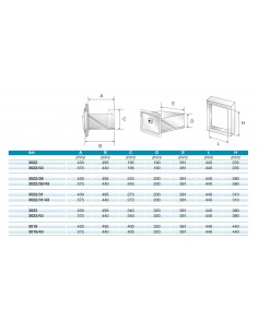 Single drawer - Bench hole cm 44 x 38 h - Depth cm 49.5 2