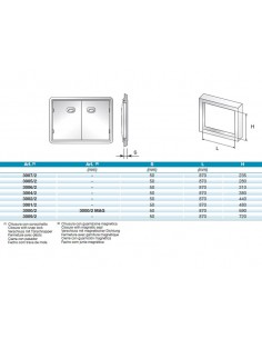 Positive double handles - Scrocchetto - Forum cm 87 x 48 h 2