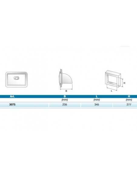 Hopper coffee funds - Battifilter - cm 34,5 x 23.5 x 27,7 h