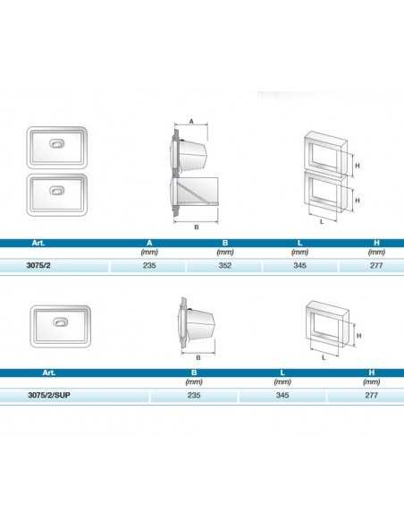 Coffee - Extractible - Hole cm 34.5 x 35.2 x 27.7 h