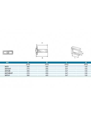 Separador de monedas - Cerradura - Hole cm 34.7...