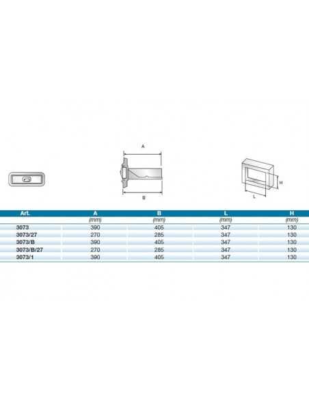 Cassetto - Separatore monete - Serratura - Foro cm 34.7 x 13 h - Profondità cm 28.5