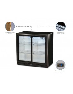 Retrobanco - Capacity 175 Lt - 2 doors - cm 90 x 50 x 90h