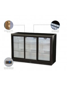 Retrobanco - Capacity lt 272 Lt - 3 doors - cm 133,5 x 50...