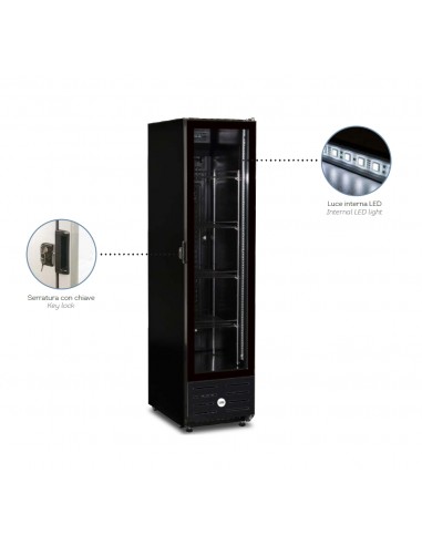 Refrigerator cabinet - Capacity 285 lt - cm 44.2 x 66.9 x 184.8 h