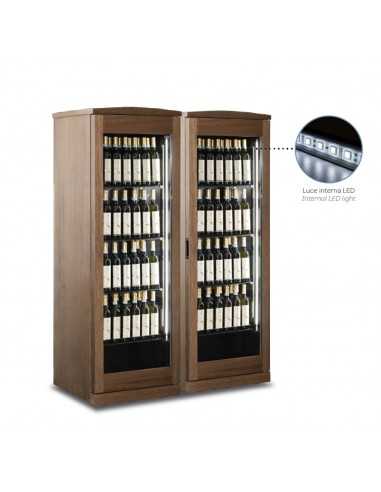 Bodega de vino - Temperatura +/+15 °C - cm 135 x 61.3 x 188.5 h