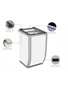 Congelador horizontal - Capacidad liters 63 - cm...