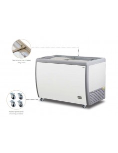 Congelador de Pozzetto - Capacidad lt 150 - cm 66.5 x...