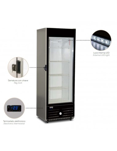 Refrigerator cabinet - Capacity lt 320 - cm 67 x 64.4 x 200 h