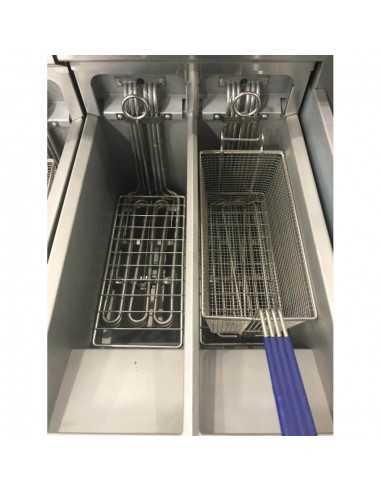 Electric fryer on cabinet Capacity 10 + 10...
