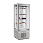 Espositore vetrina pasticceria - Capacità  litri 420 - Temperatura -15/-24°C - Refrigerazione statica - Cm 70 x 65 x 190 h