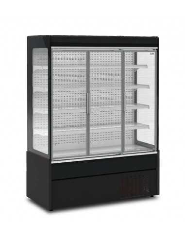 Wall display - Capacity lt 1075 - Swing glass doors - Temperature +°+6°C - Ventilate - cm 153 x 70 x 199 h