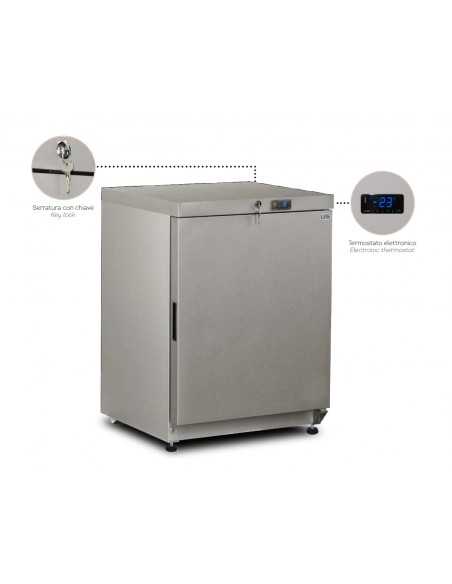 Refrigerated cabinet for Beverages and fresh products - Capacity Lt 120 - cm 60 x 61.4 x 84 h