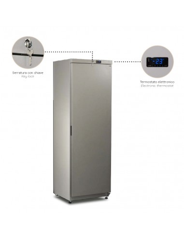 Refrigerator cabinet - Capacity  Lt 372 - cm 60 x 61.4 x 188.6 h