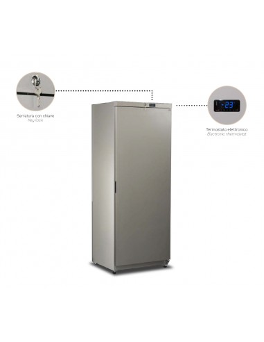 Freezer cabinet -  Capacity liters 610 - cm 78.5 x 80.2 x 188.6 h