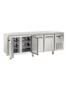 Tavolo refrigerato - N. 4 porte - cm 225 x 70 x 85 h 2